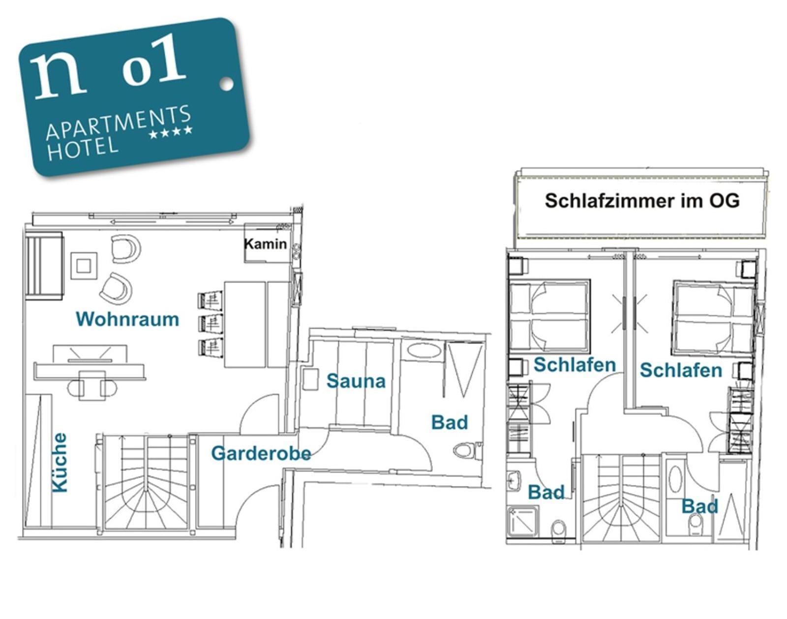 N Apartments Hotel Schoppernau Rom bilde