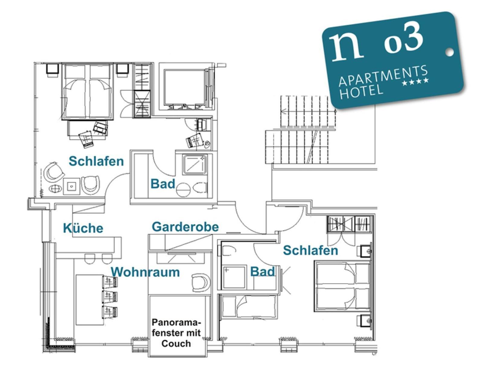 N Apartments Hotel Schoppernau Rom bilde